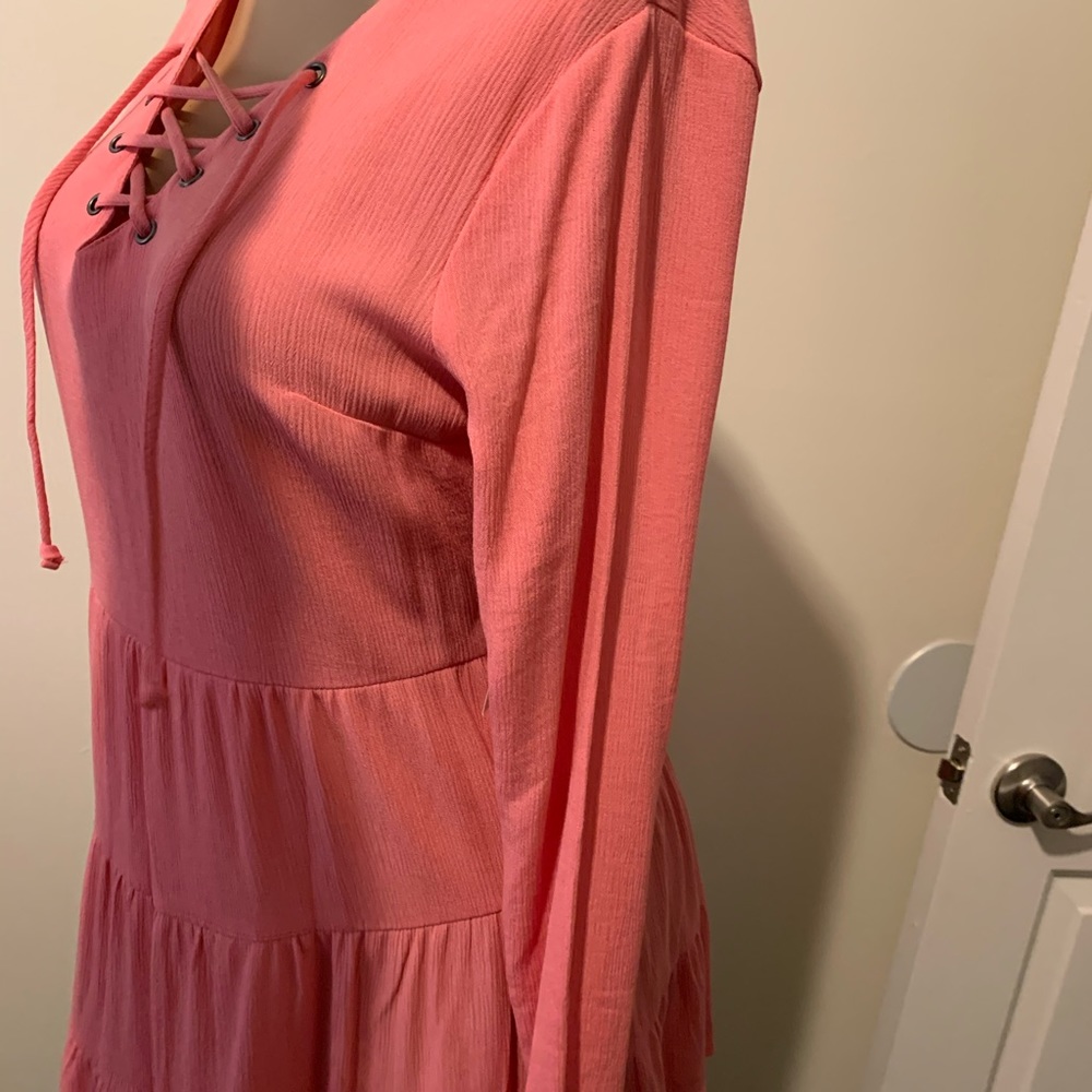 Junior ruffles long sleeve pullover dress size M - Picture 5 of 8